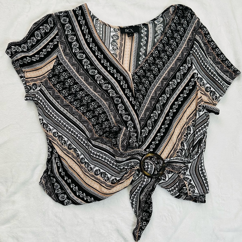 BCX Juniors Boho Top, Size XL